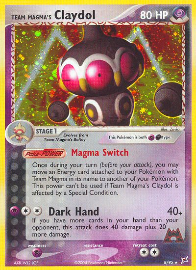 Team Magma's Claydol (8/95) [EX: Team Magma vs Team Aqua] | Dumpster Cat Games