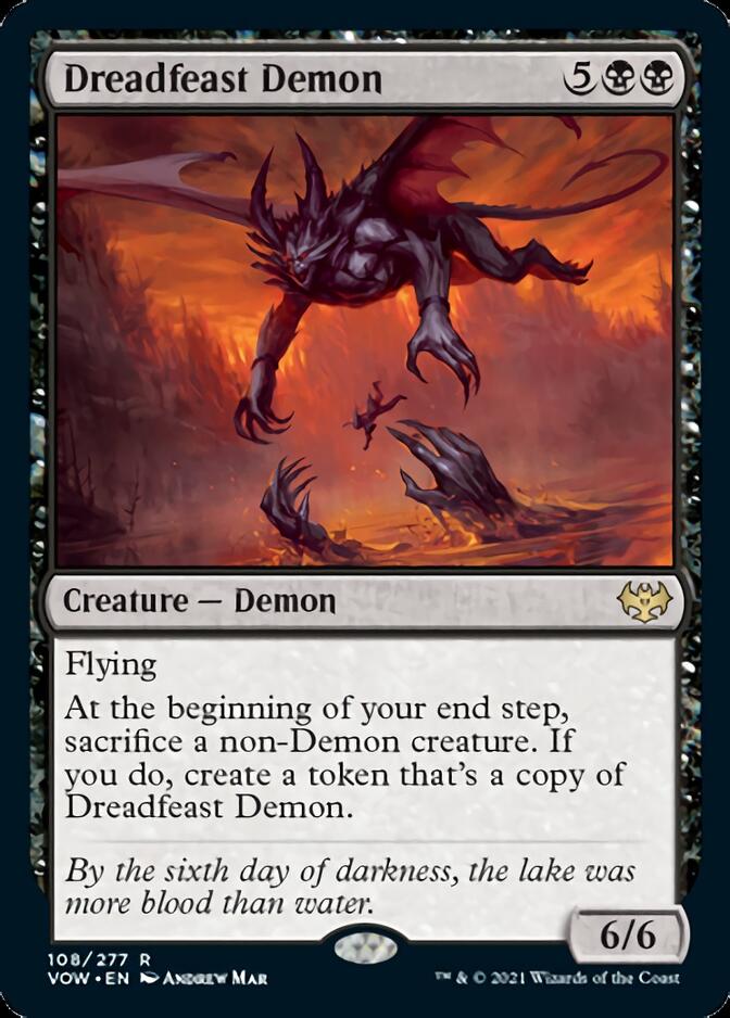 Dreadfeast Demon [Innistrad: Crimson Vow] | Dumpster Cat Games