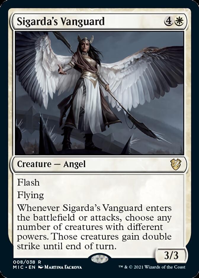 Sigarda's Vanguard [Innistrad: Midnight Hunt Commander] | Dumpster Cat Games