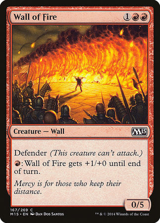 Wall of Fire [Magic 2015] | Dumpster Cat Games