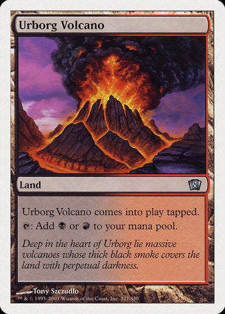 Urborg Volcano [Eighth Edition] | Dumpster Cat Games