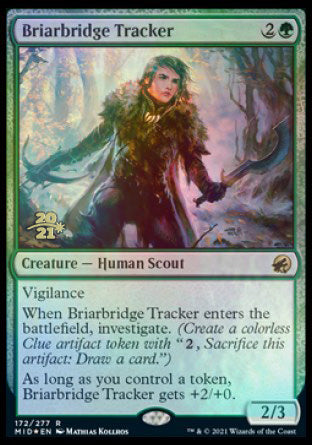 Briarbridge Tracker [Innistrad: Midnight Hunt Prerelease Promos] | Dumpster Cat Games