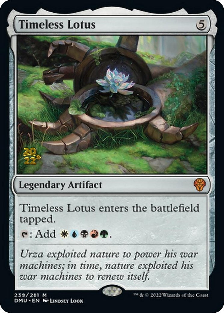 Timeless Lotus [Dominaria United Prerelease Promos] | Dumpster Cat Games