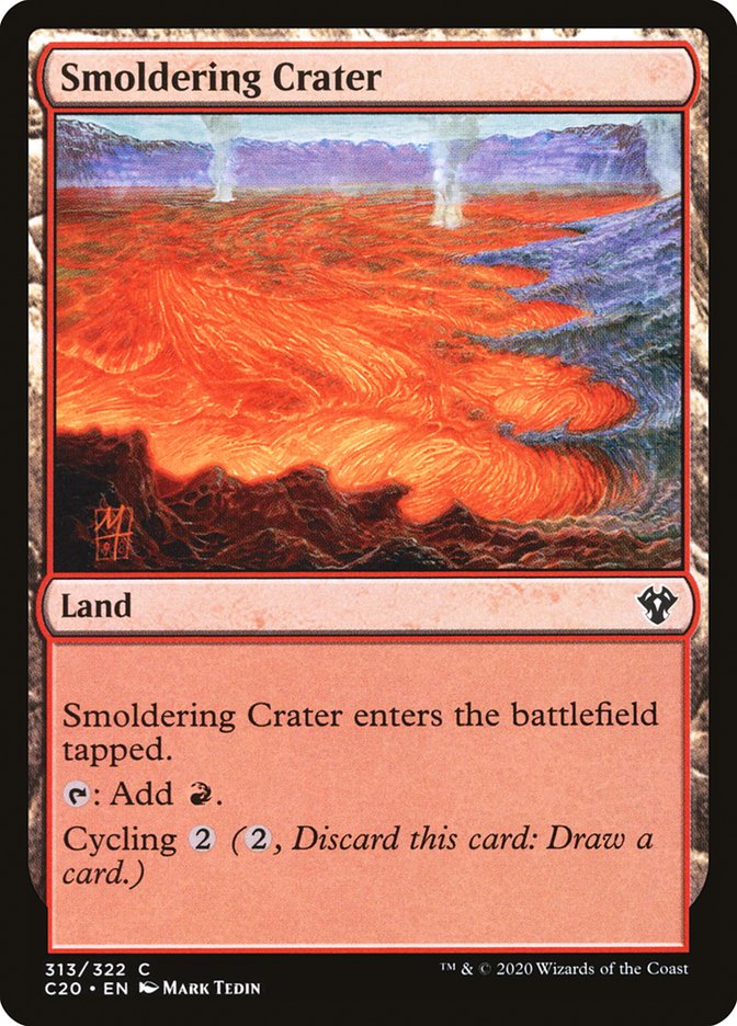 Smoldering Crater [Commander 2020] | Dumpster Cat Games