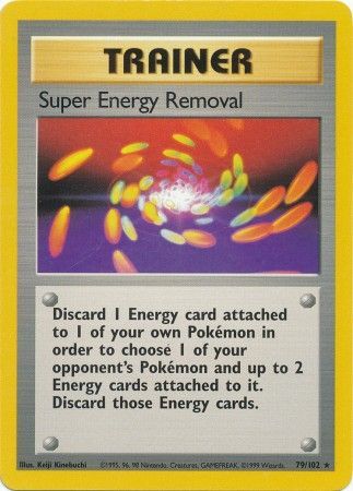 Super Energy Removal (79/102) [Base Set Unlimited] | Dumpster Cat Games