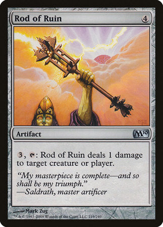 Rod of Ruin [Magic 2010] | Dumpster Cat Games