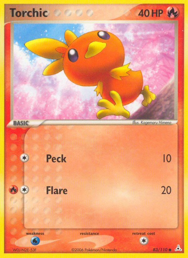 Torchic (83/110) [EX: Holon Phantoms] | Dumpster Cat Games