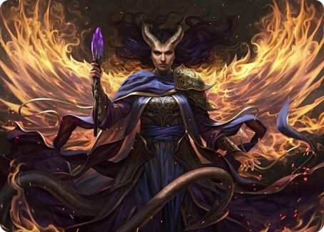 Farideh, Devil's Chosen Art Card [Dungeons & Dragons: Adventures in the Forgotten Realms Art Series] | Dumpster Cat Games