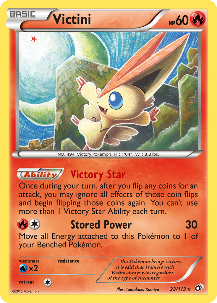 Victini (23/113) [Black & White: Legendary Treasures] | Dumpster Cat Games