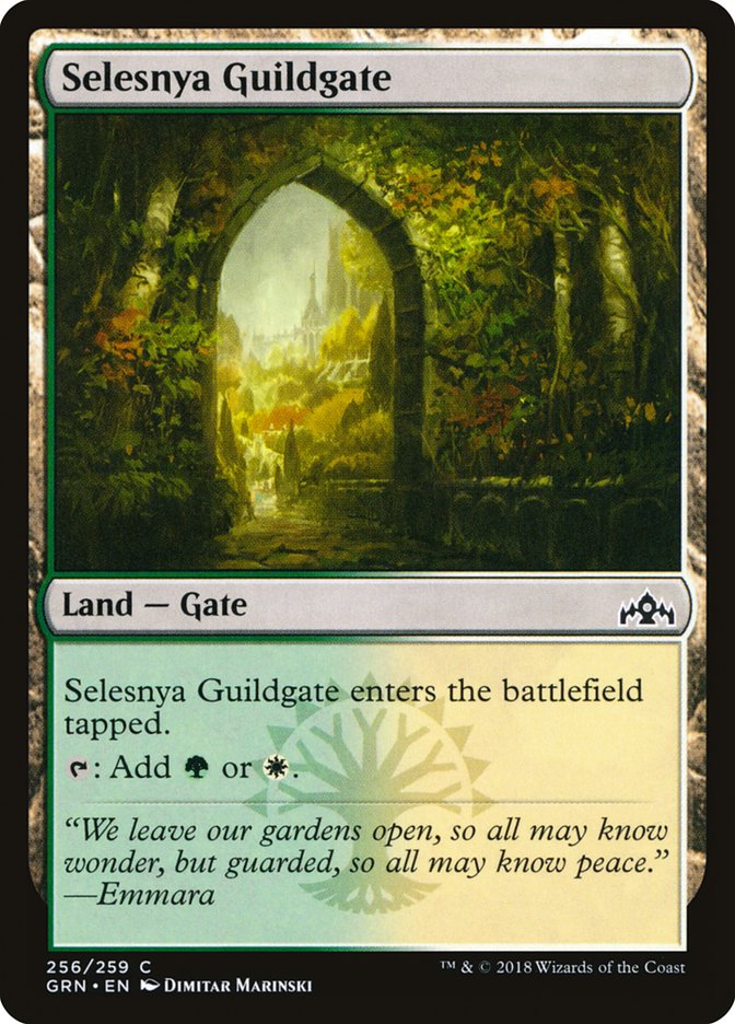 Selesnya Guildgate (256/259) [Guilds of Ravnica] | Dumpster Cat Games