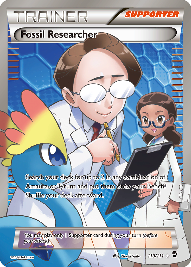 Fossil Researcher (110/111) [XY: Furious Fists] | Dumpster Cat Games