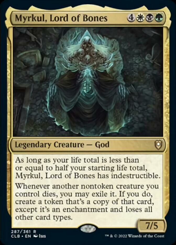 Myrkul, Lord of Bones [Commander Legends: Battle for Baldur's Gate] | Dumpster Cat Games