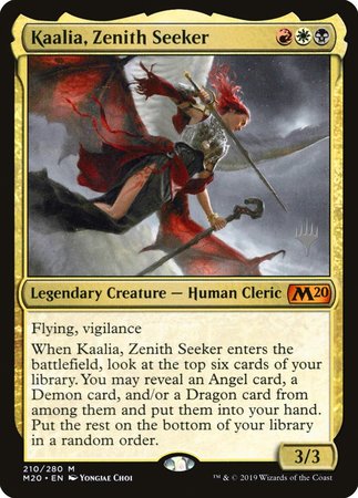 Kaalia, Zenith Seeker [Core Set 2020 Promos] | Dumpster Cat Games