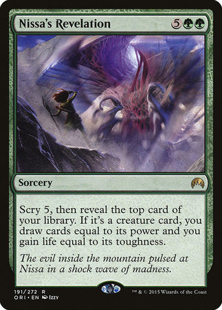 Nissa's Revelation [Magic Origins] | Dumpster Cat Games