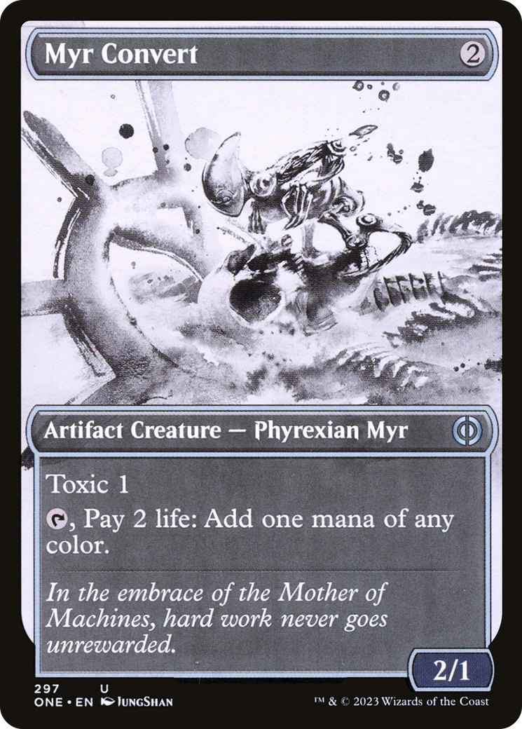 Myr Convert (Showcase Ichor) [Phyrexia: All Will Be One] | Dumpster Cat Games