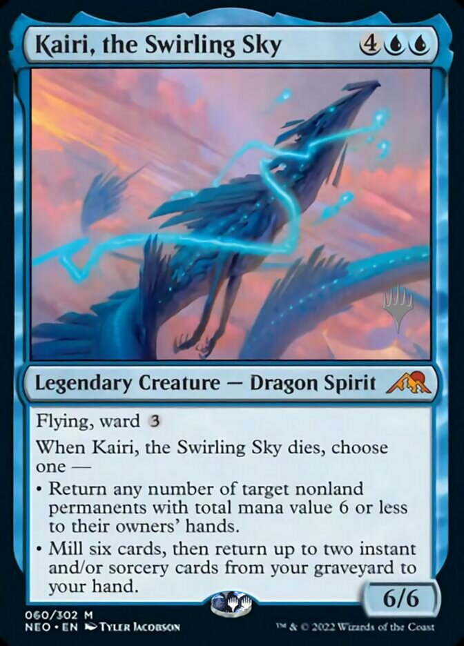 Kairi, the Swirling Sky (Promo Pack) [Kamigawa: Neon Dynasty Promos] | Dumpster Cat Games