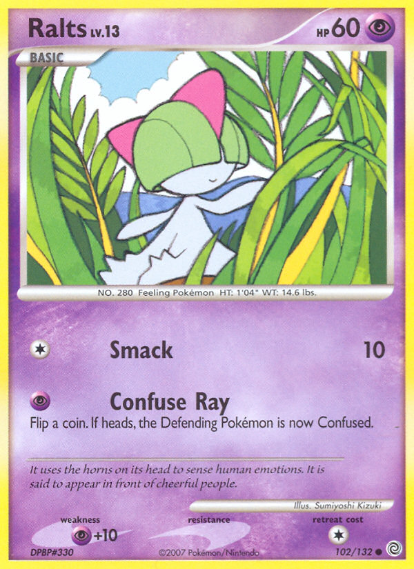 Ralts (102/132) [Diamond & Pearl: Secret Wonders] | Dumpster Cat Games