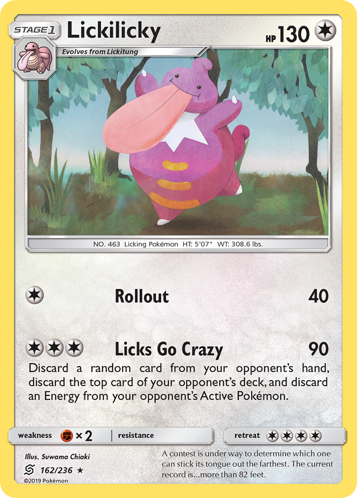 Lickilicky (162/236) [Sun & Moon: Unified Minds] | Dumpster Cat Games