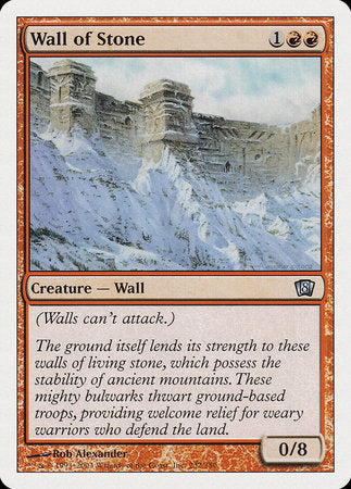 Wall of Stone [Eighth Edition] | Dumpster Cat Games