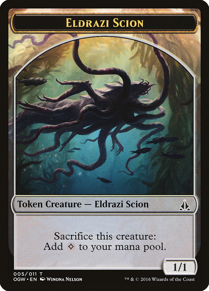 Eldrazi Scion (005/011) [Oath of the Gatewatch Tokens] | Dumpster Cat Games