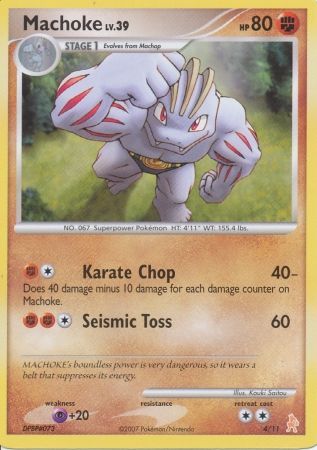 Machoke (4/11) [Diamond & Pearl: Trainer Kit - Lucario] | Dumpster Cat Games