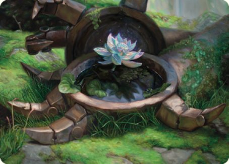 Timeless Lotus Art Card [Dominaria United Art Series] | Dumpster Cat Games