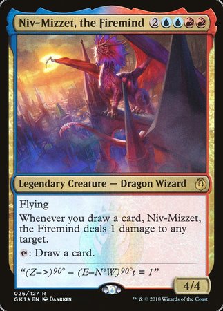 Niv-Mizzet, the Firemind [GRN Guild Kit] | Dumpster Cat Games