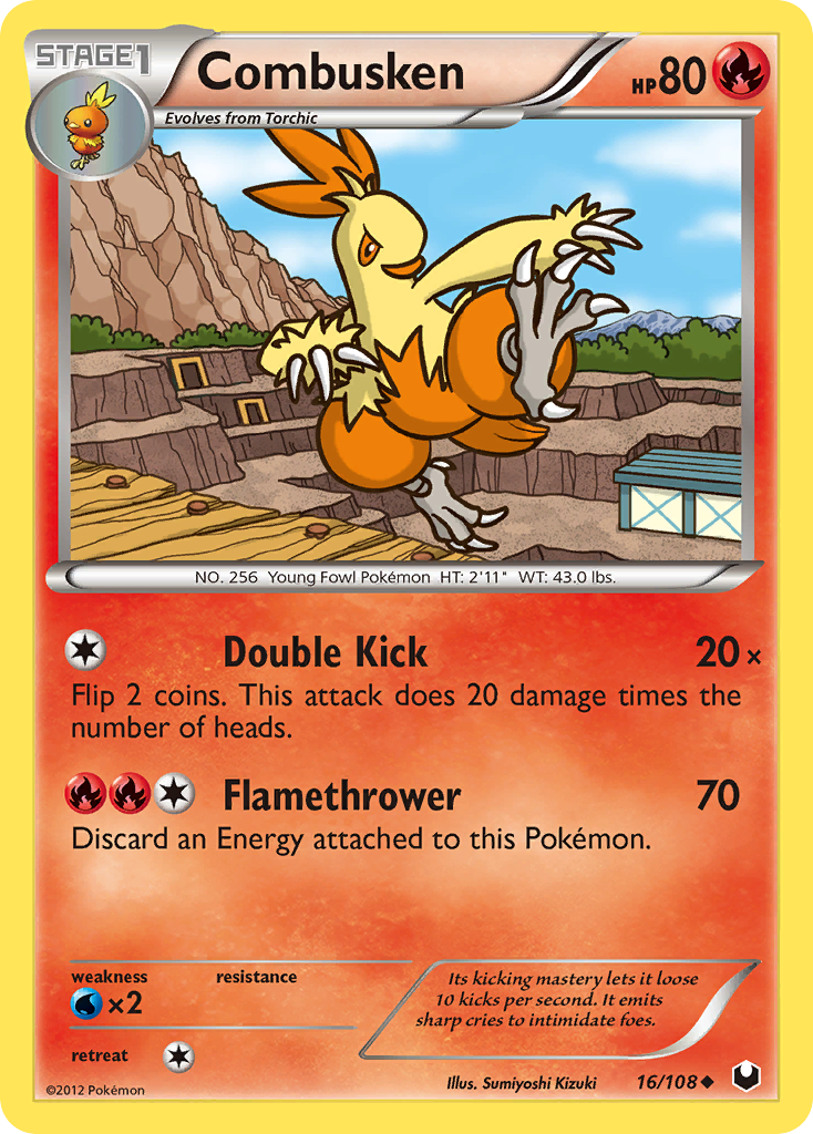 Combusken (16/108) [Black & White: Dark Explorers] | Dumpster Cat Games