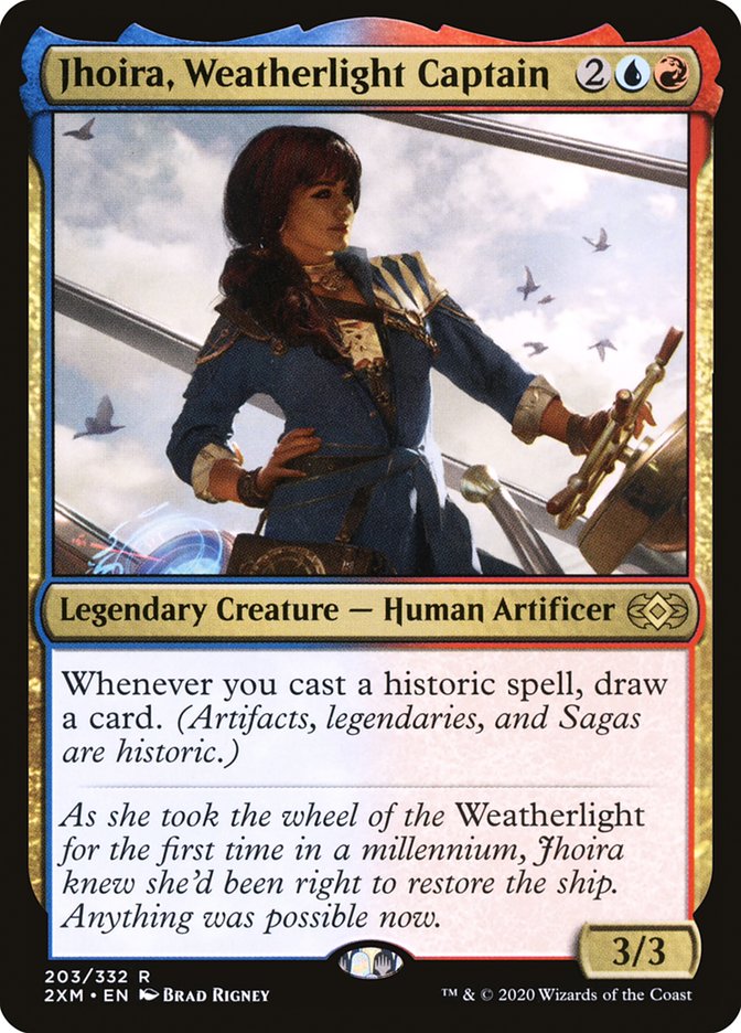 Jhoira, Weatherlight Captain [Double Masters] | Dumpster Cat Games