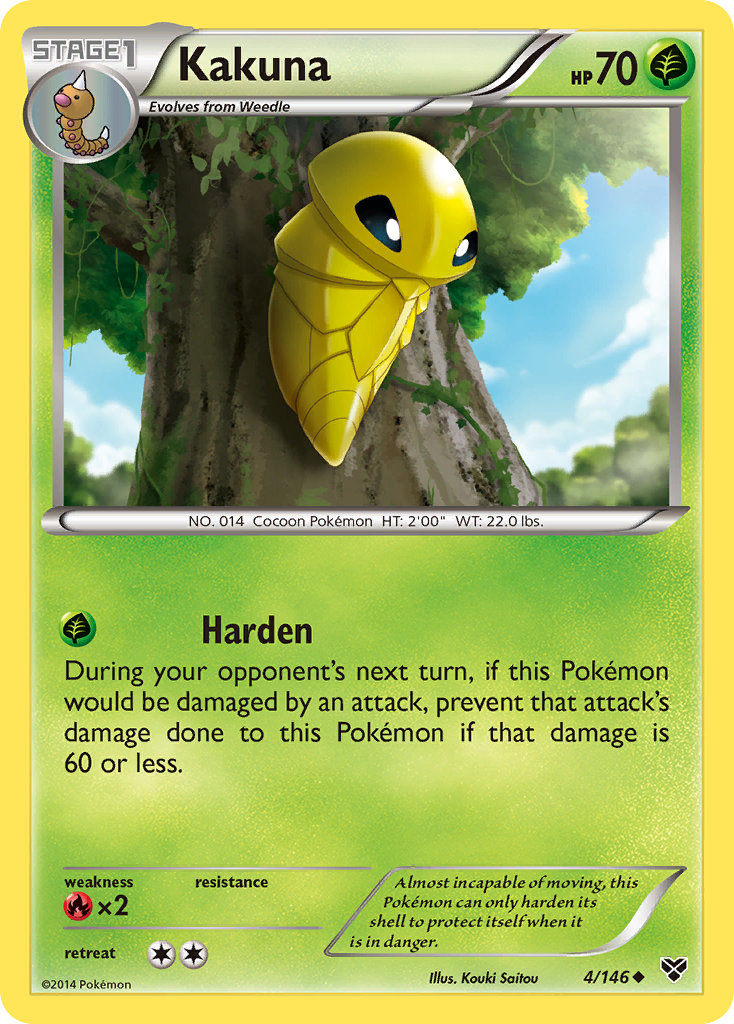 Kakuna (4/146) [XY: Base Set] | Dumpster Cat Games