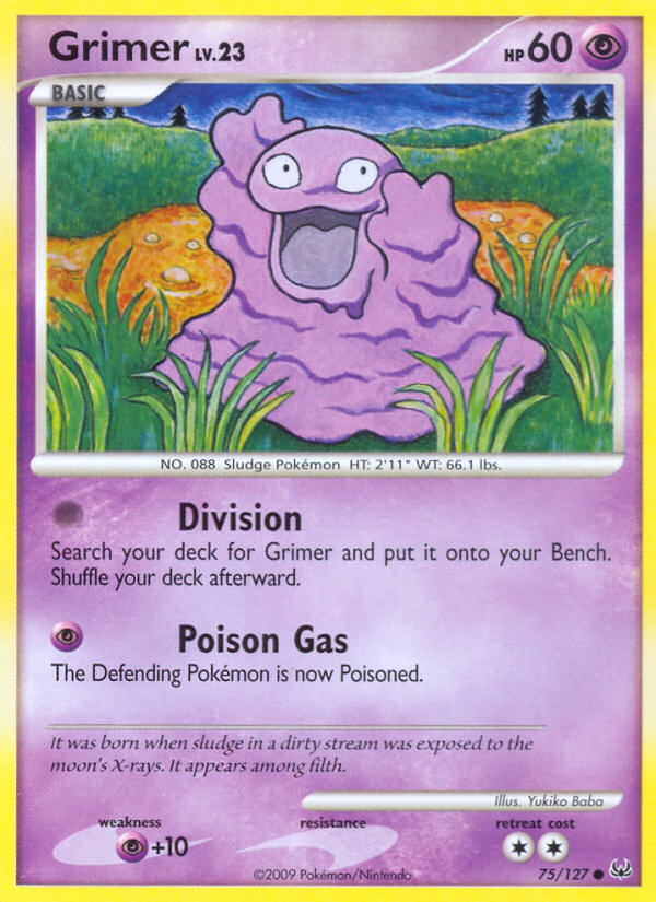 Grimer (75/127) [Platinum: Base Set] | Dumpster Cat Games