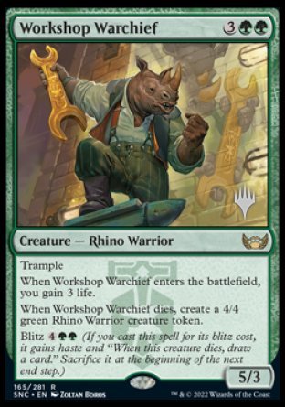 Workshop Warchief (Promo Pack) [Streets of New Capenna Promos] | Dumpster Cat Games