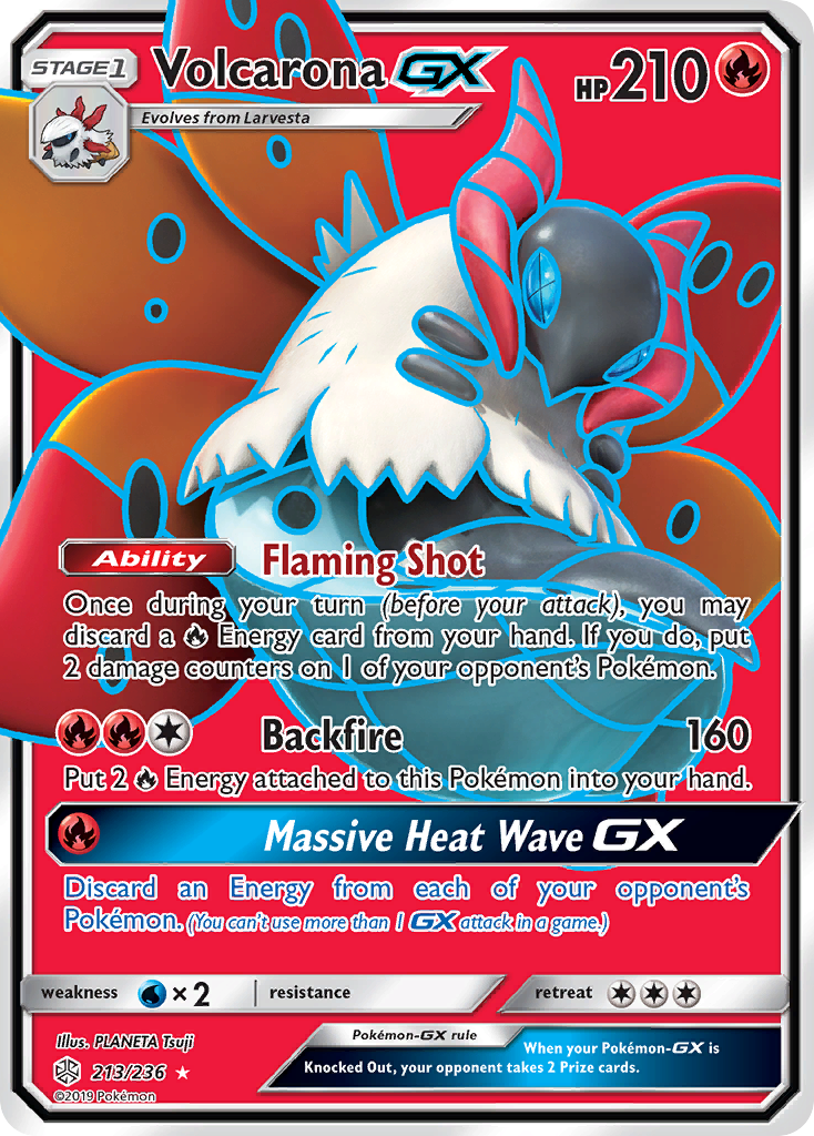 Volcarona GX (213/236) [Sun & Moon: Cosmic Eclipse] | Dumpster Cat Games