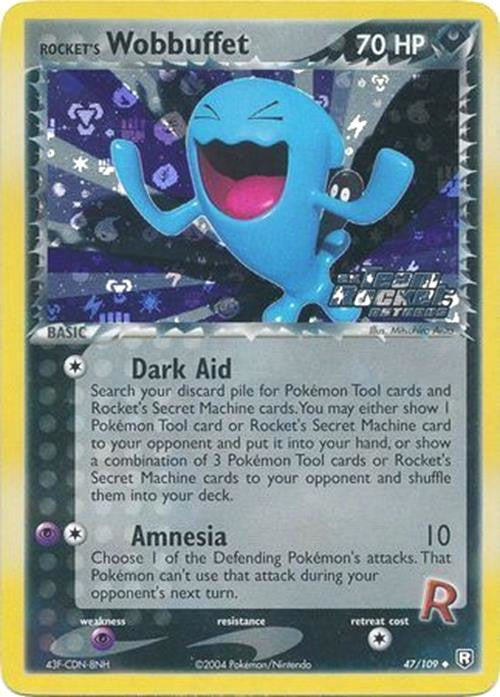 Rocket's Wobbuffet (47/109) (Stamped) [EX: Team Rocket Returns] | Dumpster Cat Games