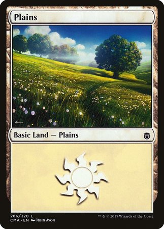 Plains (286) [Commander Anthology] | Dumpster Cat Games