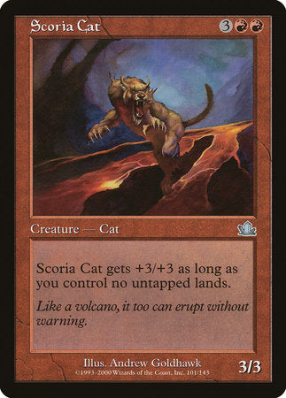 Scoria Cat [Prophecy] | Dumpster Cat Games