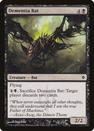 Dementia Bat [New Phyrexia] | Dumpster Cat Games