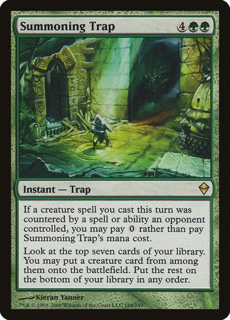 Summoning Trap [Zendikar] | Dumpster Cat Games