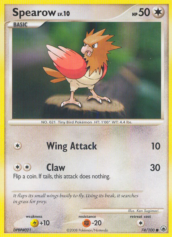 Spearow (74/100) [Diamond & Pearl: Majestic Dawn] | Dumpster Cat Games