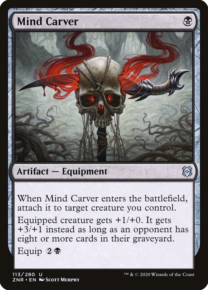 Mind Carver [Zendikar Rising] | Dumpster Cat Games