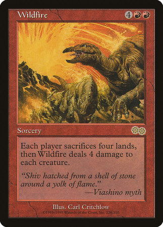 Wildfire [Urza's Saga] | Dumpster Cat Games