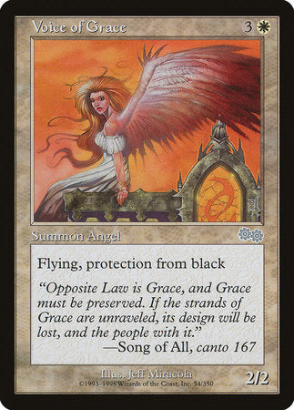 Voice of Grace [Urza's Saga] | Dumpster Cat Games