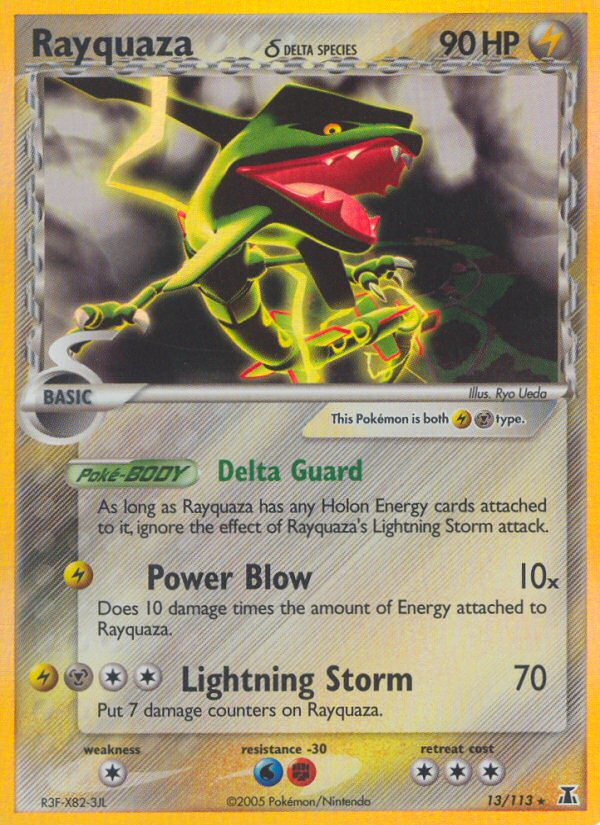 Rayquaza (13/113) (Delta Species) [EX: Delta Species] | Dumpster Cat Games