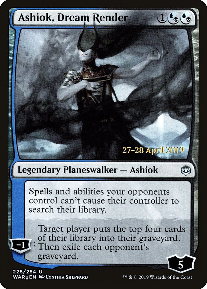 Ashiok, Dream Render  [War of the Spark Prerelease Promos] | Dumpster Cat Games