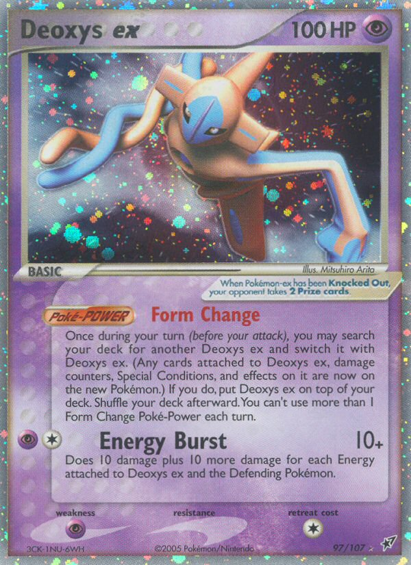 Deoxys ex (97/107) [EX: Deoxys] | Dumpster Cat Games