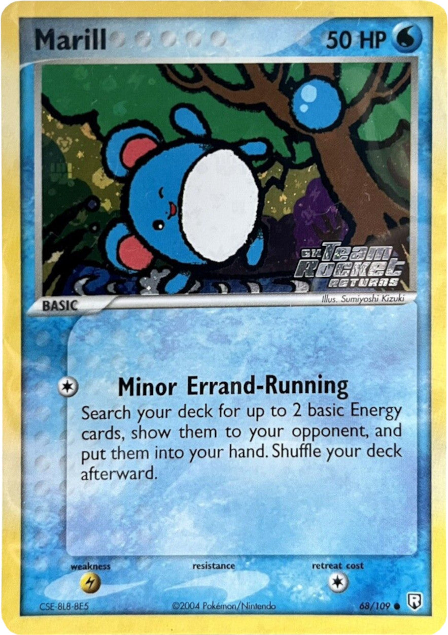 Marill (68/109) (Stamped) [EX: Team Rocket Returns] | Dumpster Cat Games