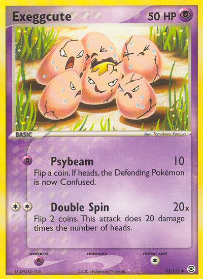 Exeggcute (33/112) [EX: FireRed & LeafGreen] | Dumpster Cat Games