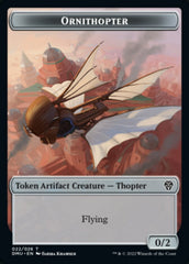 Bird (002) // Ornithopter Double-sided Token [Dominaria United Tokens] | Dumpster Cat Games