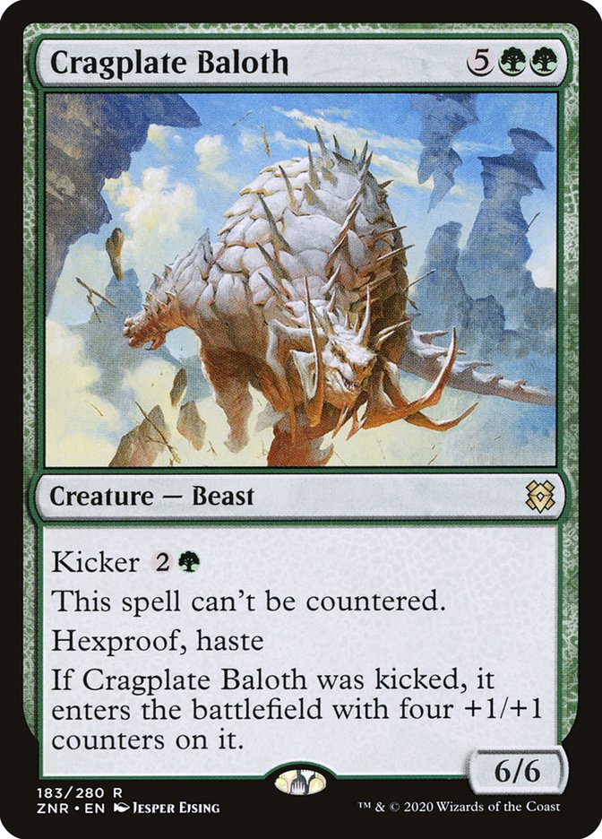 Cragplate Baloth [Zendikar Rising] | Dumpster Cat Games