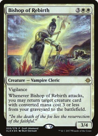 Bishop of Rebirth [Ixalan Promos] | Dumpster Cat Games